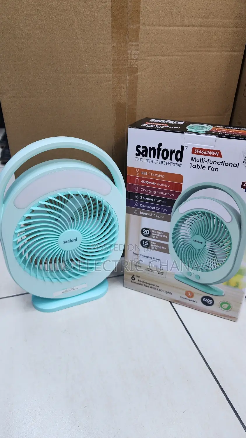 Desktop Rechargeable Fan