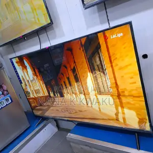Black Frameless Uhd 55inches Smart Tv