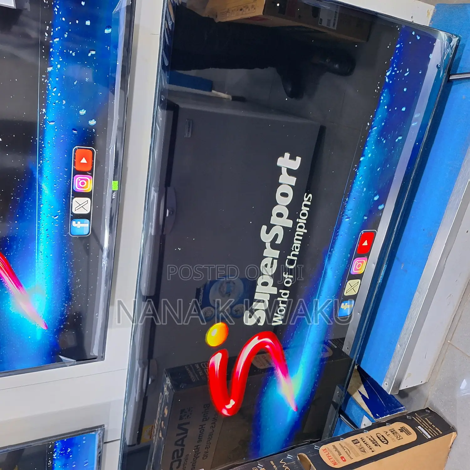 Inbox Edgeless 75inches UHD Smart Tv Available