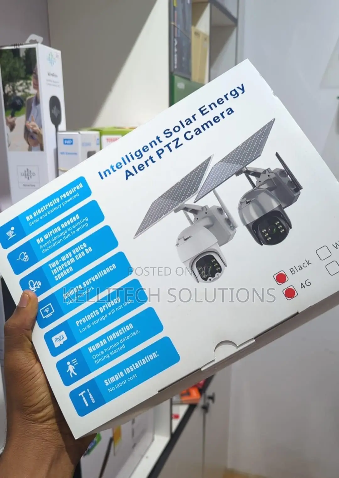 Intelligent 4G Solar CCTV PTZ Camera