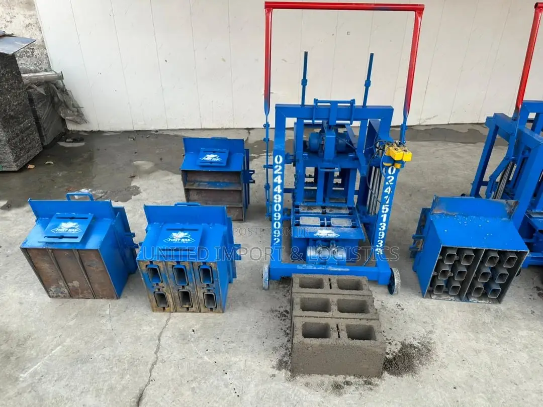 Mobile Industrial Block Factory Machine For Sale And Rental