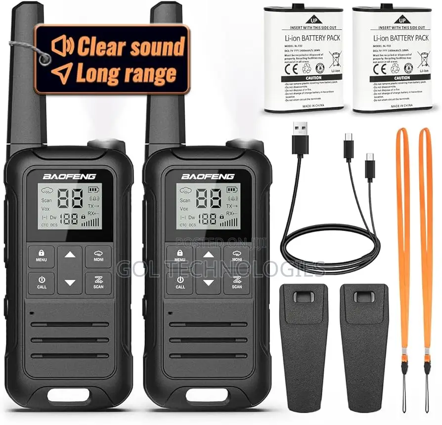 Walkie Talkie 22 Channels Up to 5km
