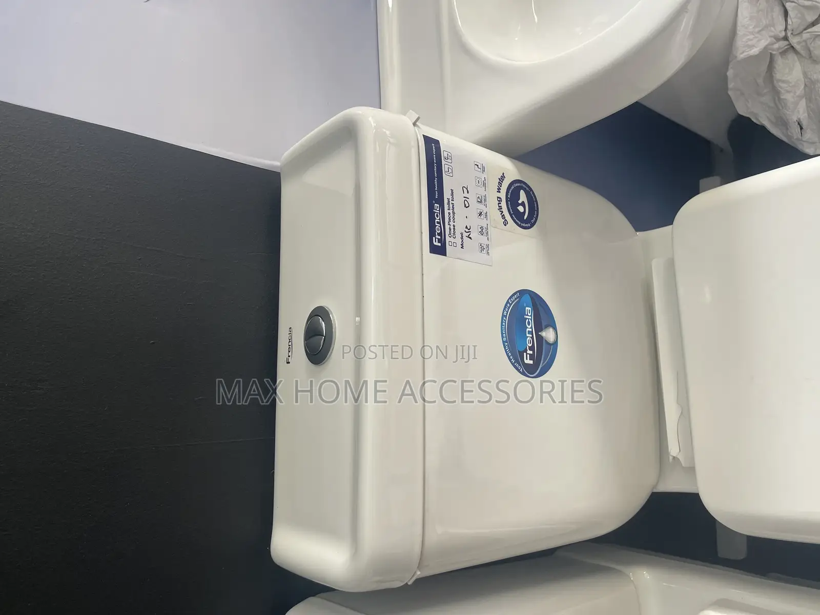 Water Closet With Its Wash Hand Basin