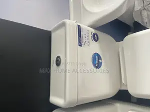 Water Closet With Its Wash Hand Basin