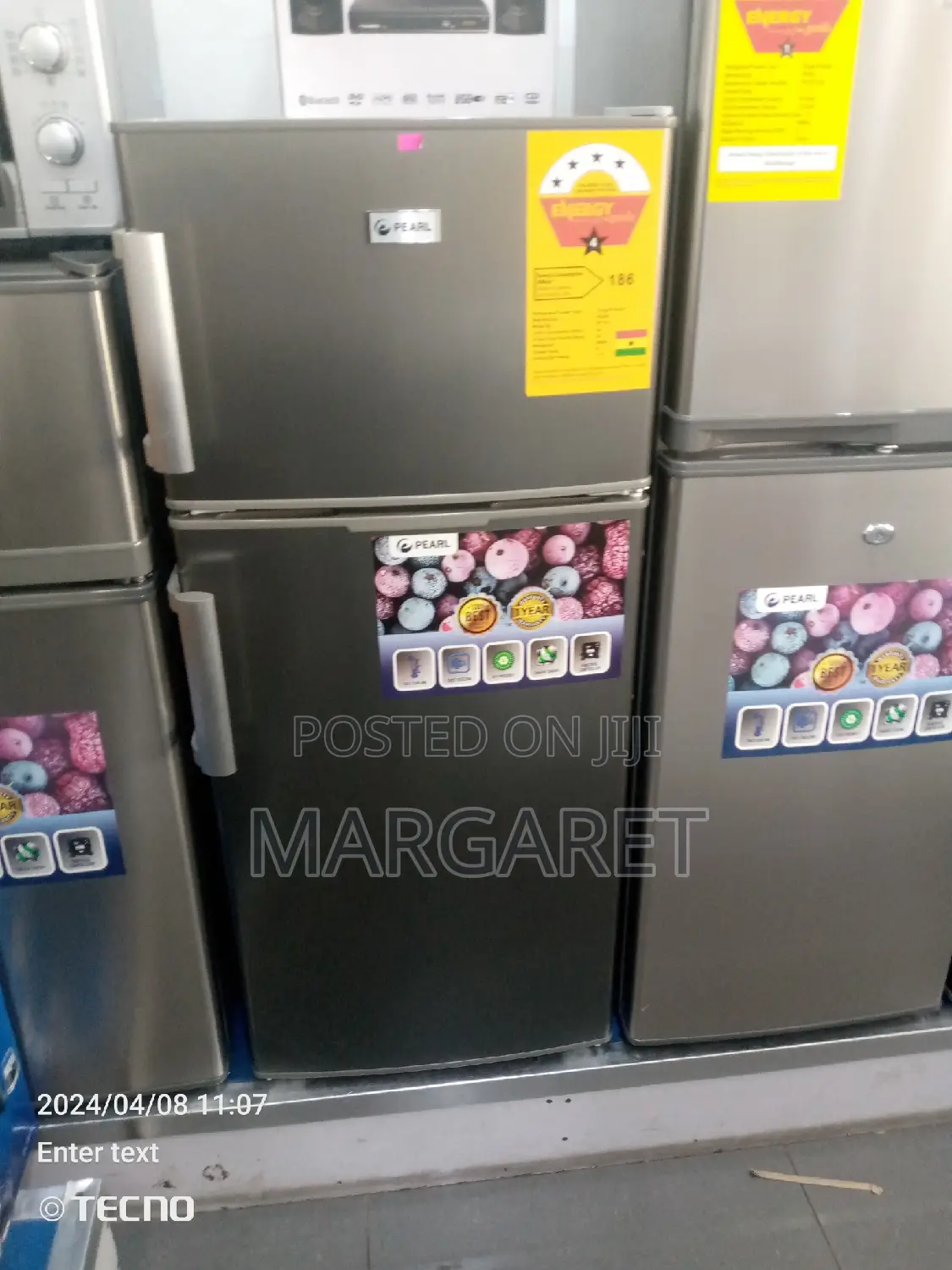 Pearl 127 Littres Double Door Fridge
