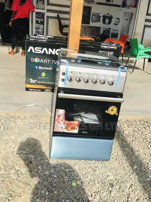 Glass Lid 4 Gas Cooker Oven With Grill 50x60 Volcano