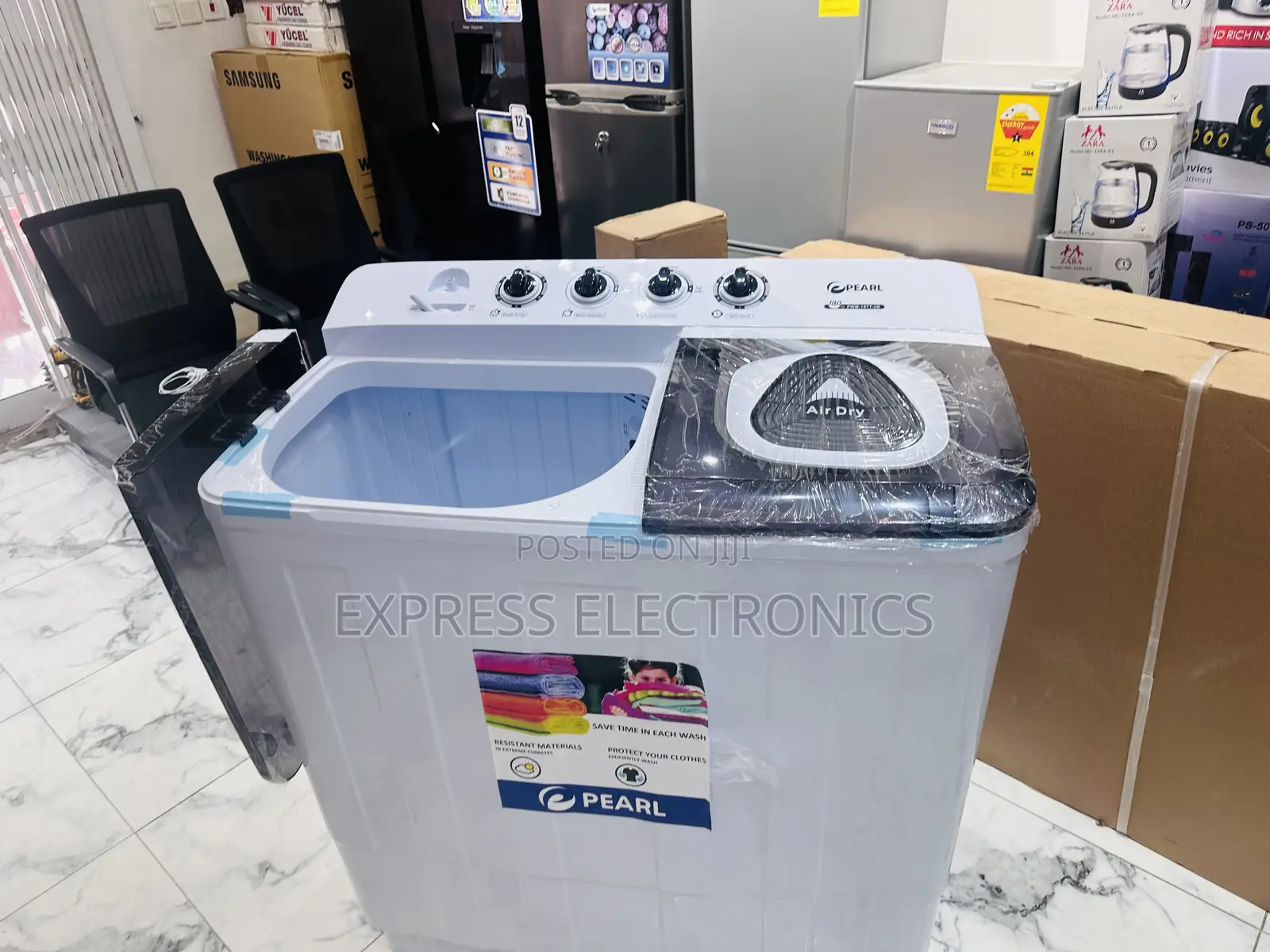 Twintub Big Capacity 18kg Topload Washing Machine Pearl