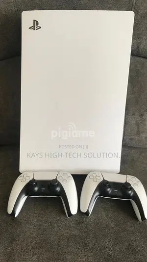 Play Station 5 With Two Controllers and Games