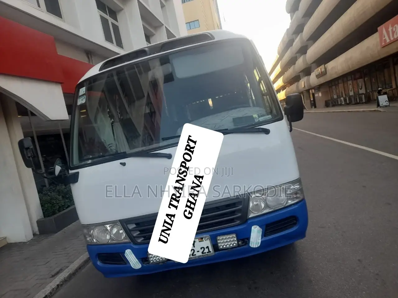 Coastal Bus Hiring in Accra Tinted