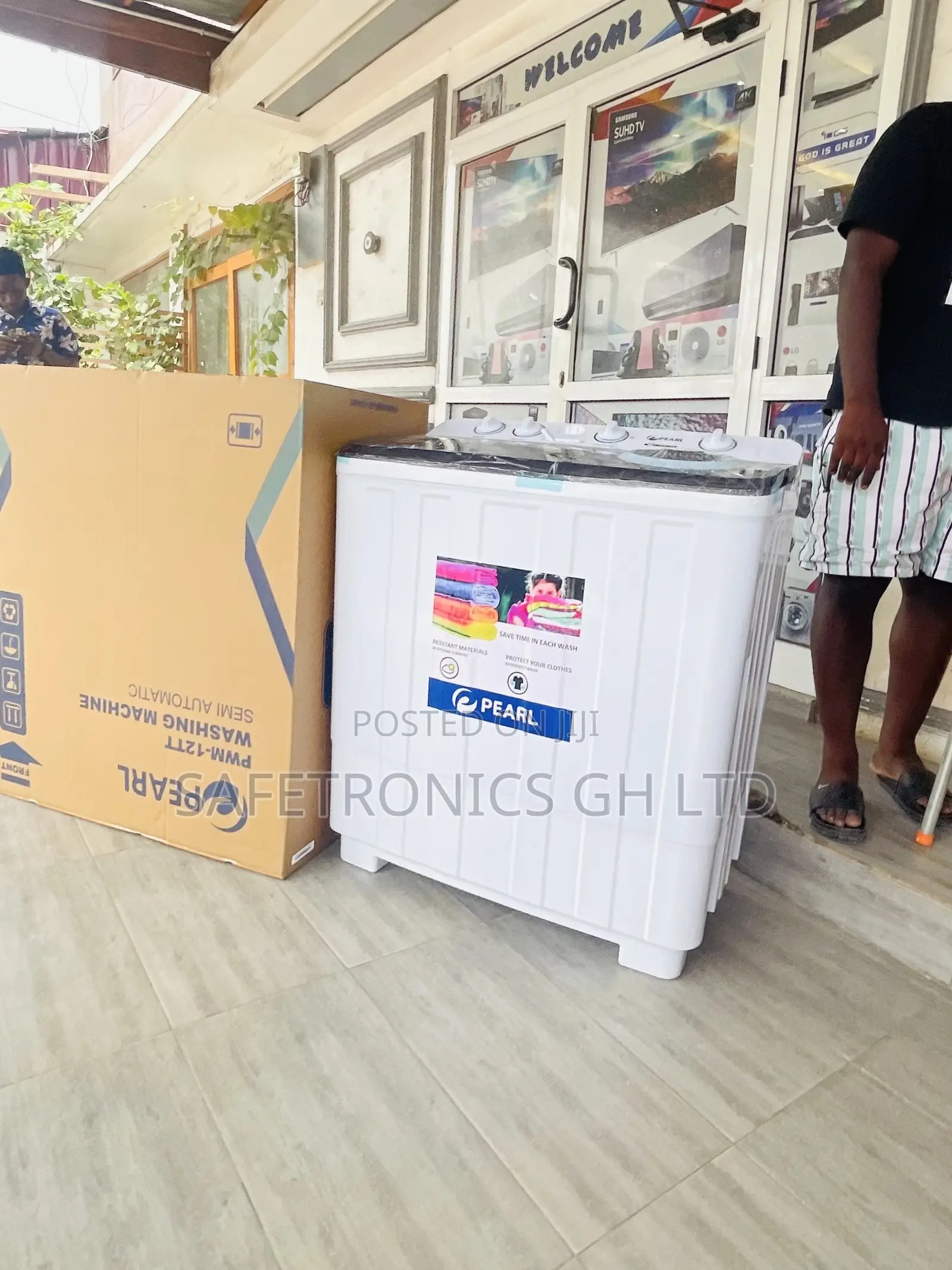 Topload Semiautomatic Pearl 12kg Twintub Washingmachine