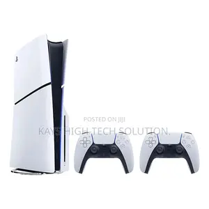 Play Station 5 Slim With 2 Controllers and Games