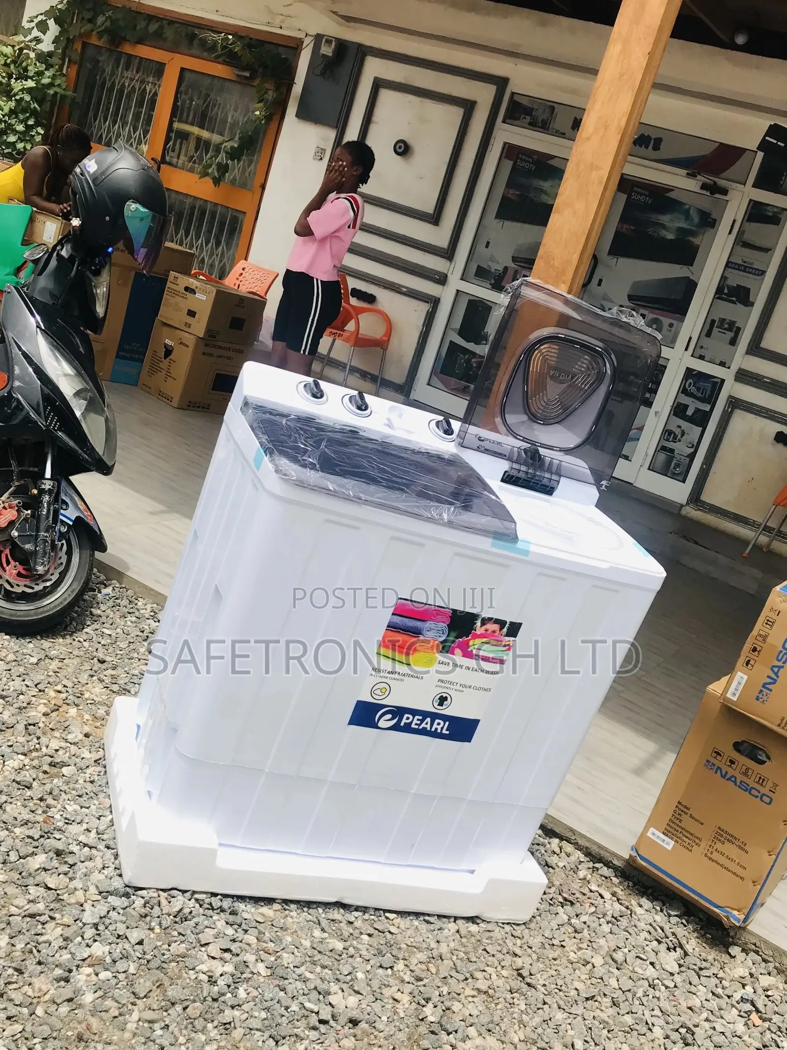 Semiautomatic Topload 15kg Washingmachine Pearl Lasting
