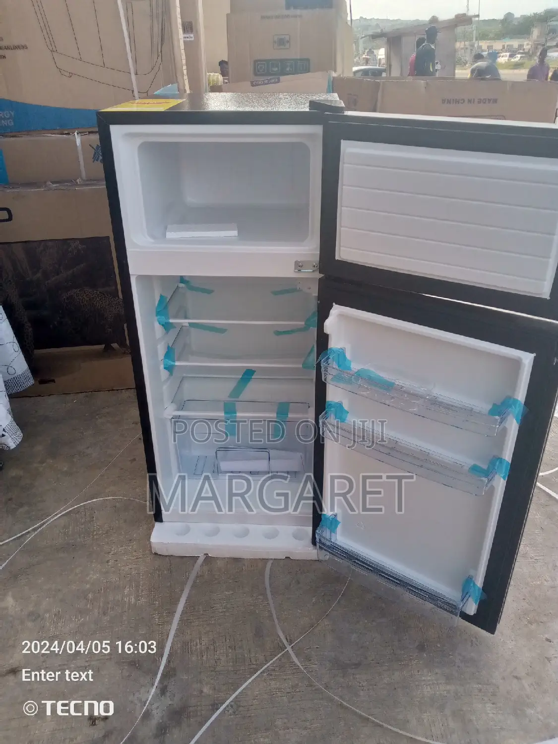 Pearl 95 Littres Double Door Fridge