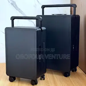 -Engel- GREY Zipless Luxury Designer Luggage 2 in 1 Set GREY