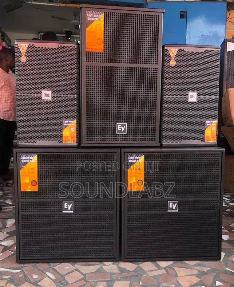 Ev Single Bass, 12inches 15inches Pairs of Passive Speaker
