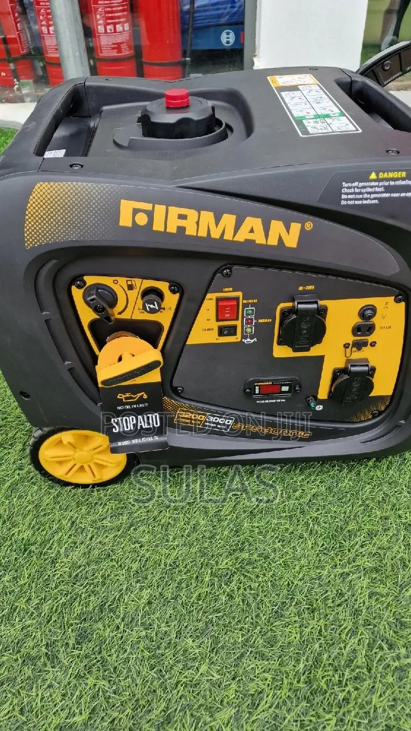 3.2 Kw Zero Noise Generator,Fireman Honda Generator
