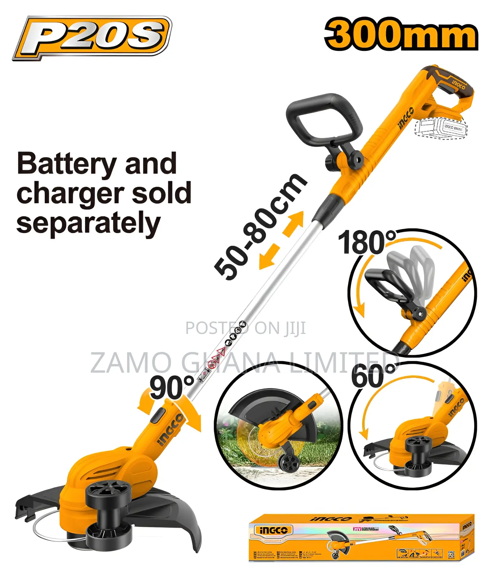 Cordless Grass Trimmer 20v - Cgtli20328