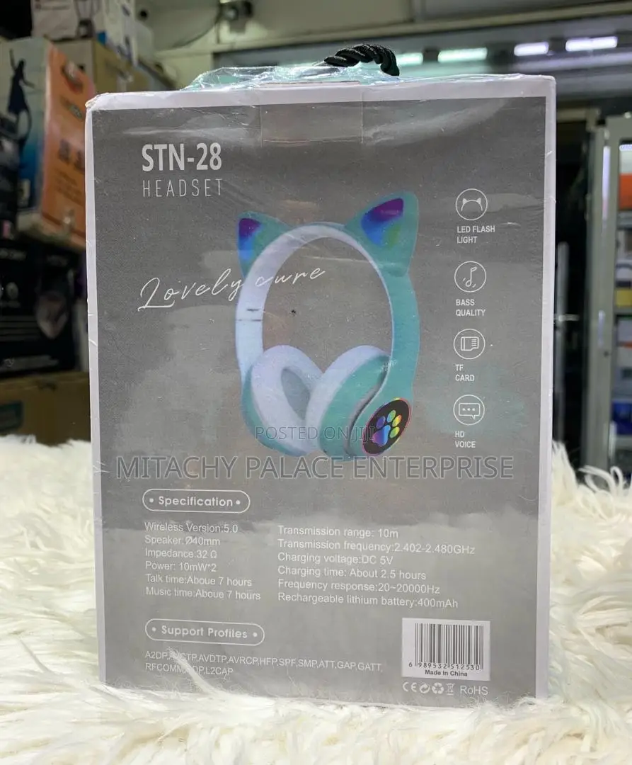 Kids Cat Headset