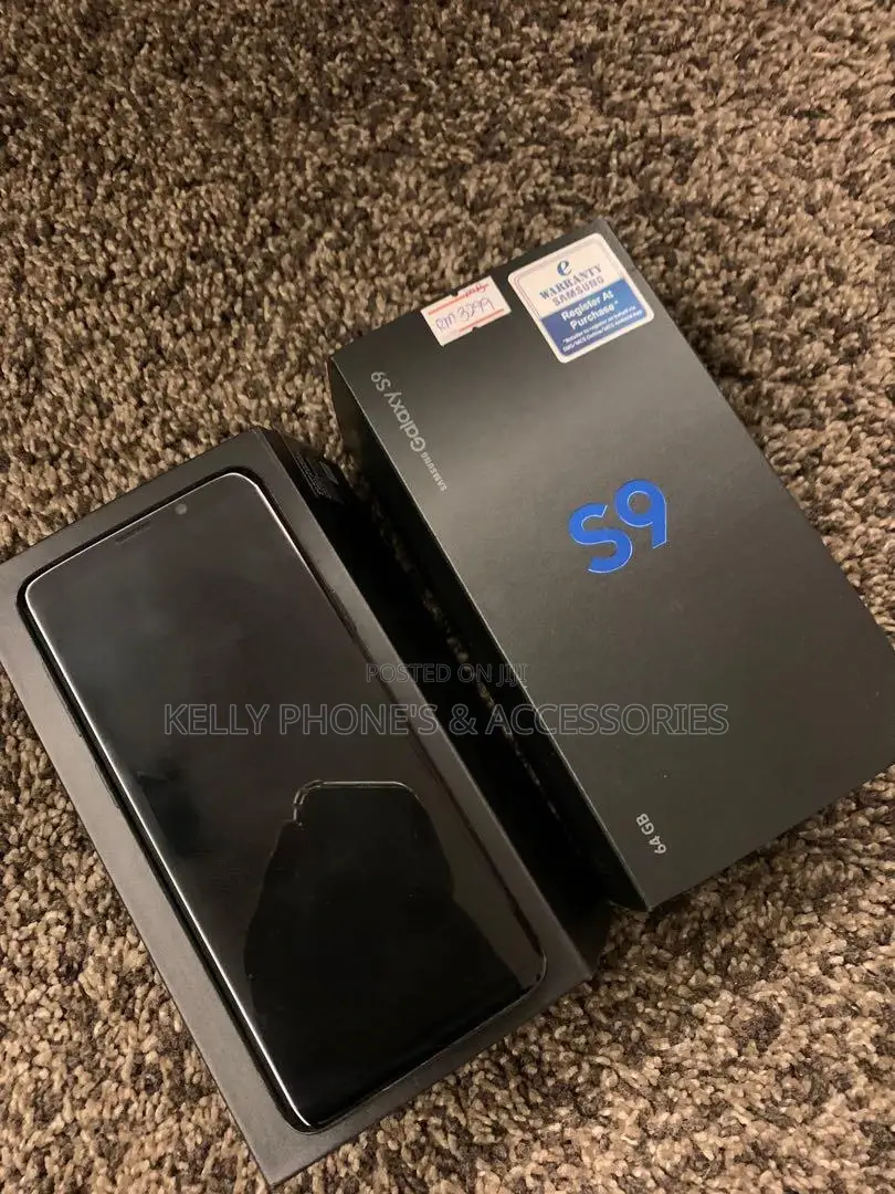 New Samsung Galaxy S9 64 GB Black