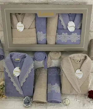 Couple Bathrobe Set2bathrobes 2large 2medium Bath Towels