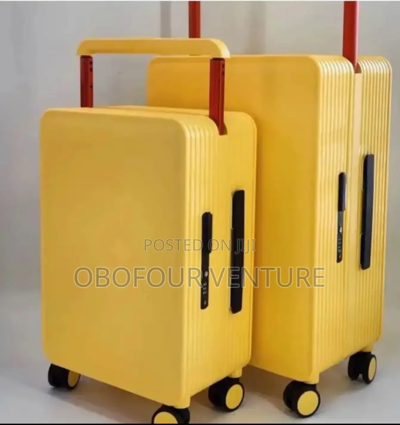 -Engel- GOLD Zipless Luxury Designer Luggage 2 In1 Set GOLD