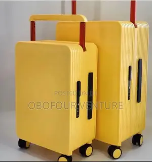 -Engel- GOLD Zipless Luxury Designer Luggage 2 In1 Set GOLD