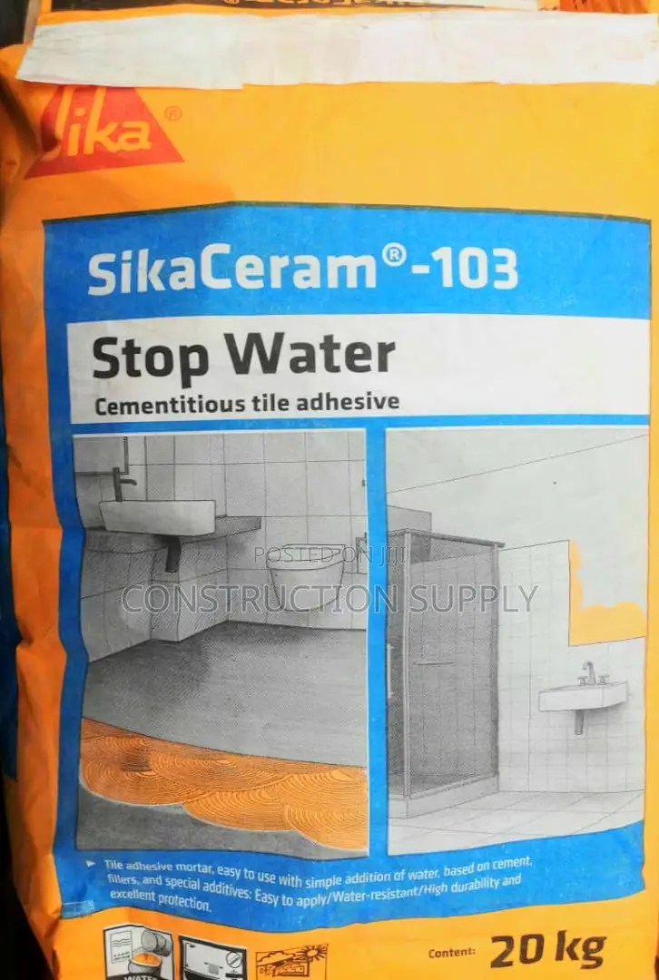 Sikaceram 103 Stop Water (Tile Cement For Wet Areas)