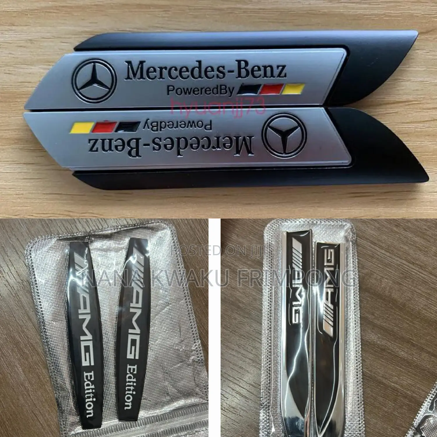 Mercedes-Benz AMG Fender Badge Emblems Available