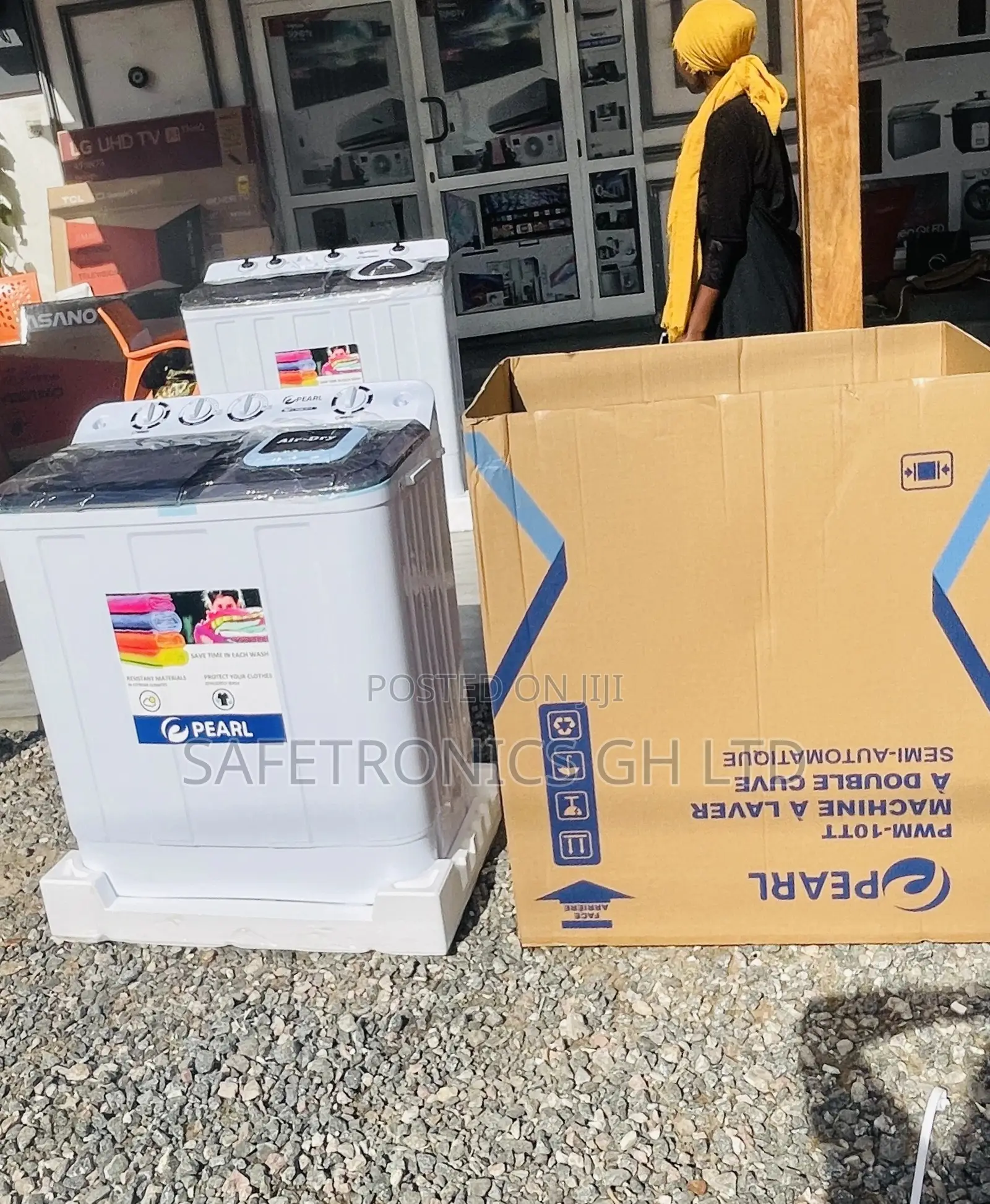 Boxed Pearl Semiautomatic 10kg Topload Washingmachine