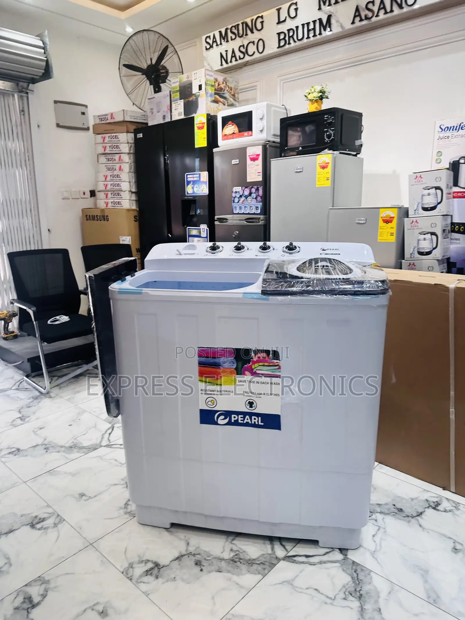 Extremely Cool Washing Machine 18kg Top-Load Pearl