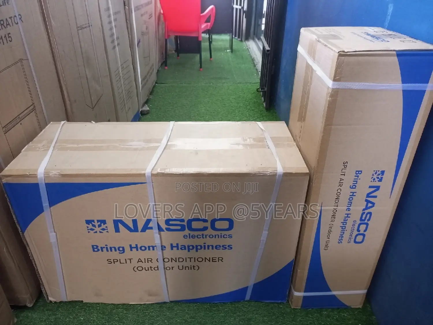 Nasco 1.5hp AC Indoor Outdoor Unit AC R410GAS SPLIT Air Cond