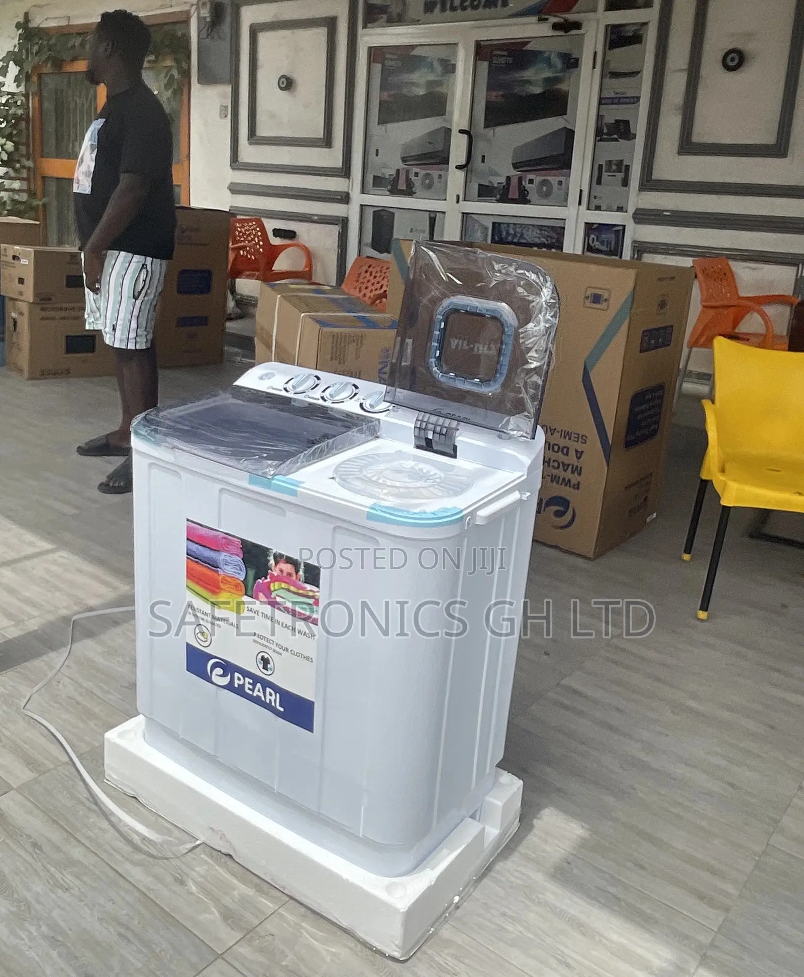 Essential Pearl 7kg Topload Semiautomatic Washingmachine