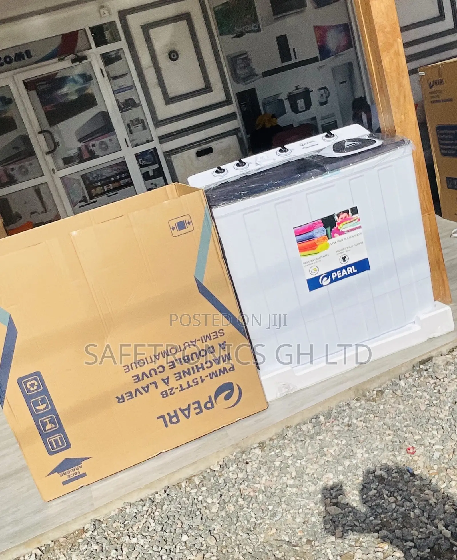 Affordable Pearl Topload 15kg Semiautomatic Washingmachine