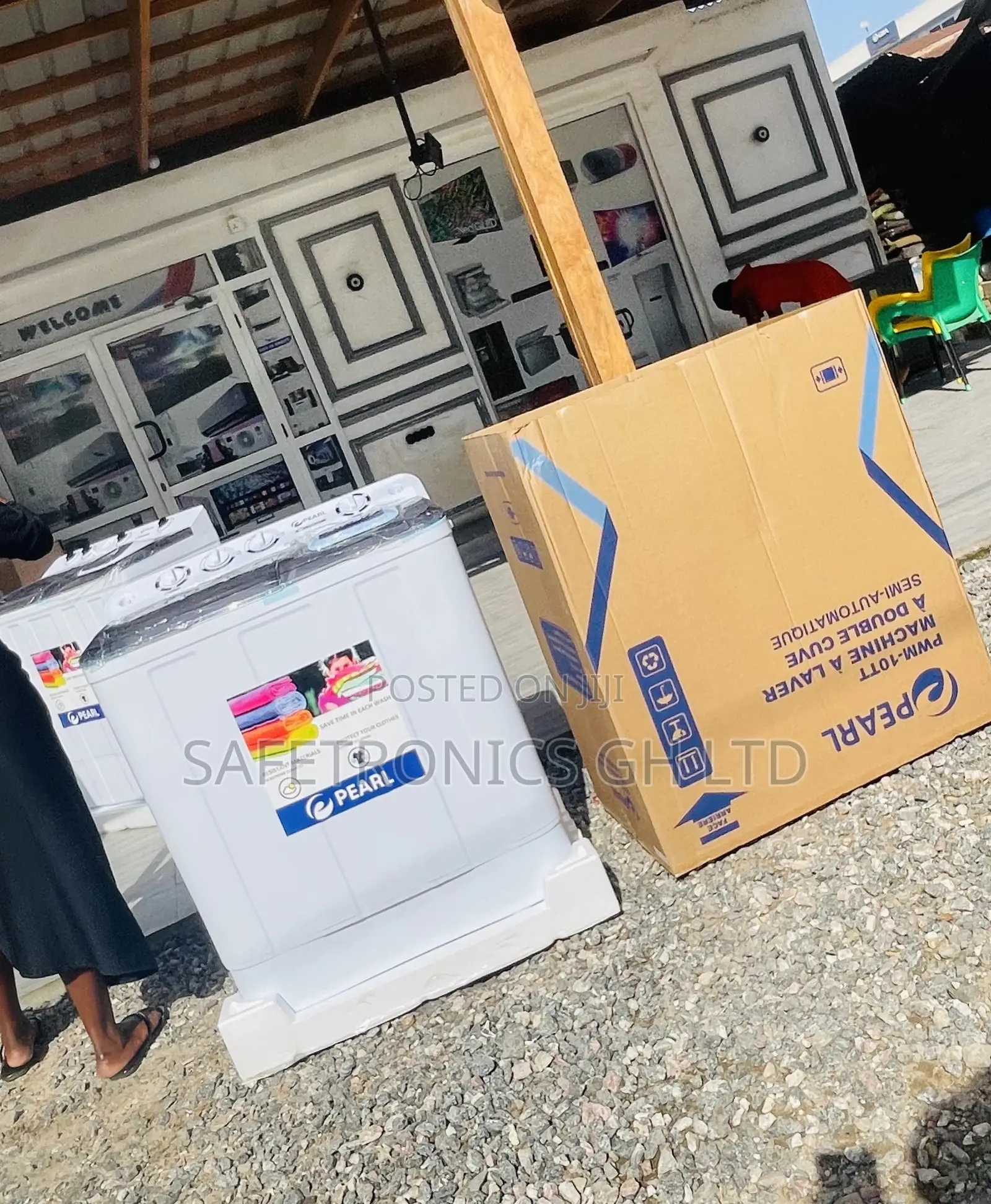 Original 10kg Topload Semiautomatic Washingmachine Pearl