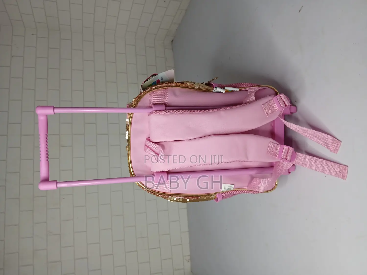 Pink Hello Kitty Trolley Bag for 1-3 Years