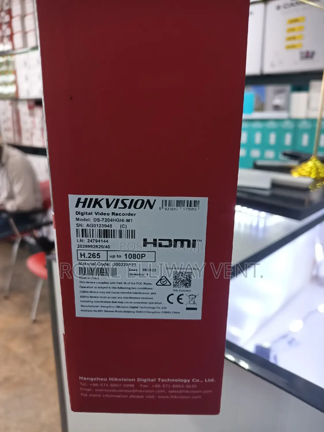 Hikvision 4ch DVR