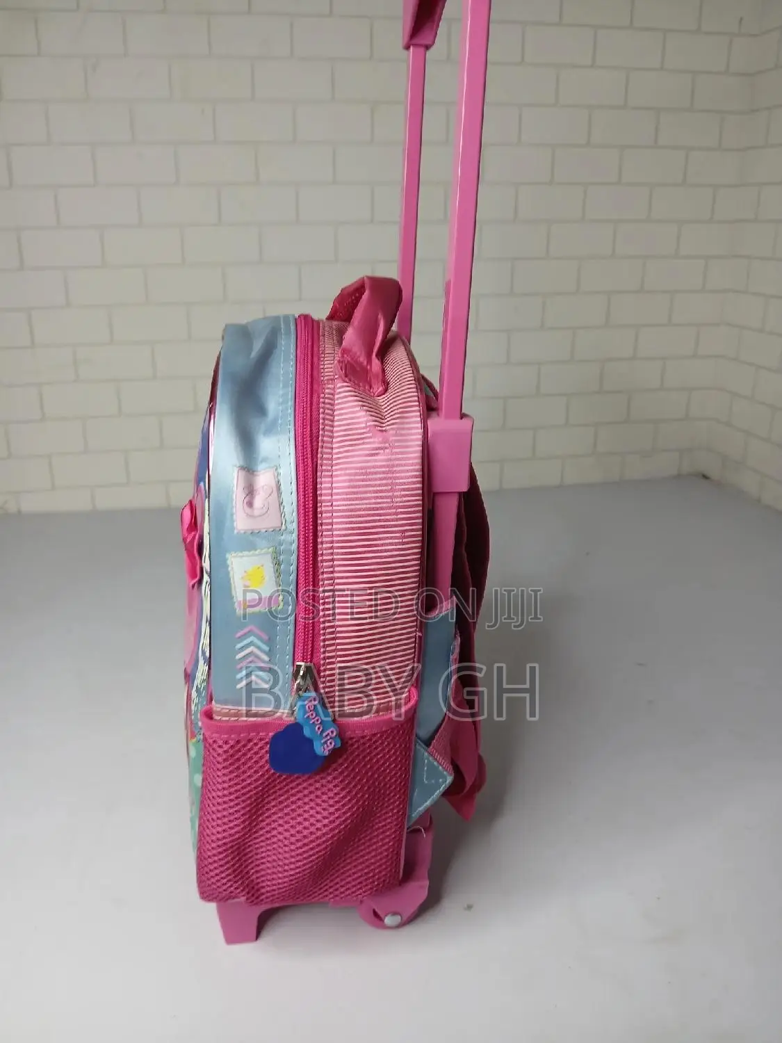 Pink Peppa Pig Trolley Bags for 1-3 Years