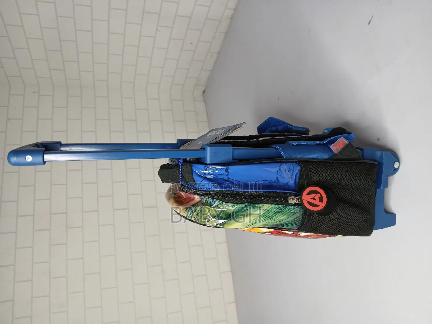 Blue Avengers Trolley Bag for 1-3 Years