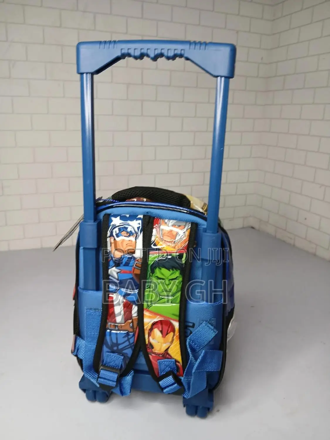 Blue Avengers Trolley Bag for 1-3 Years