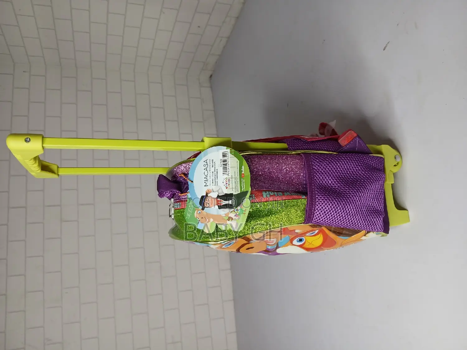 Farm Animals Glitter Trolley Bag for 1-3 Years