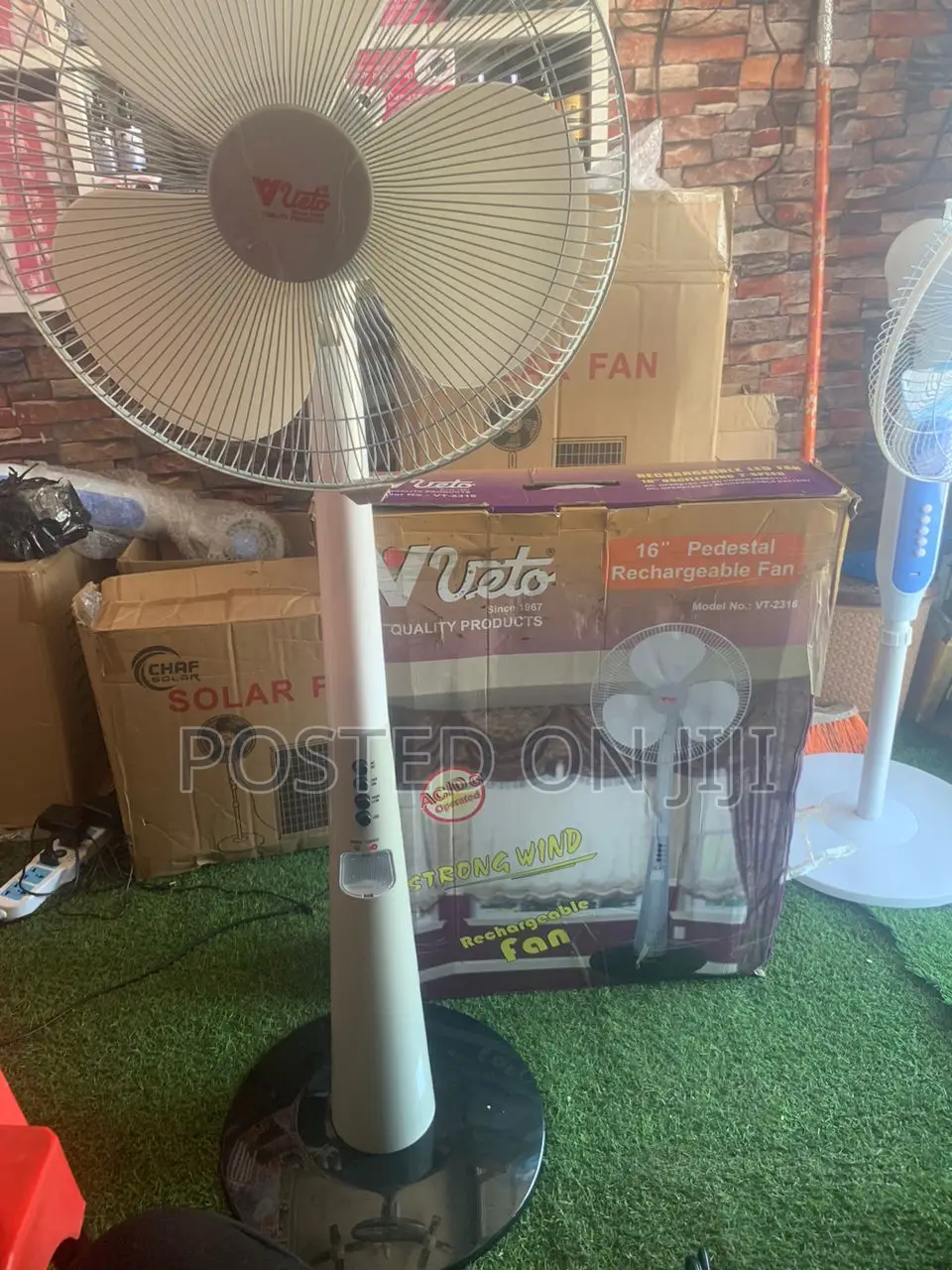 Veto Rechargeable Fan Last 1012 Hours After Fully Charged in Accra Metropolitan Home