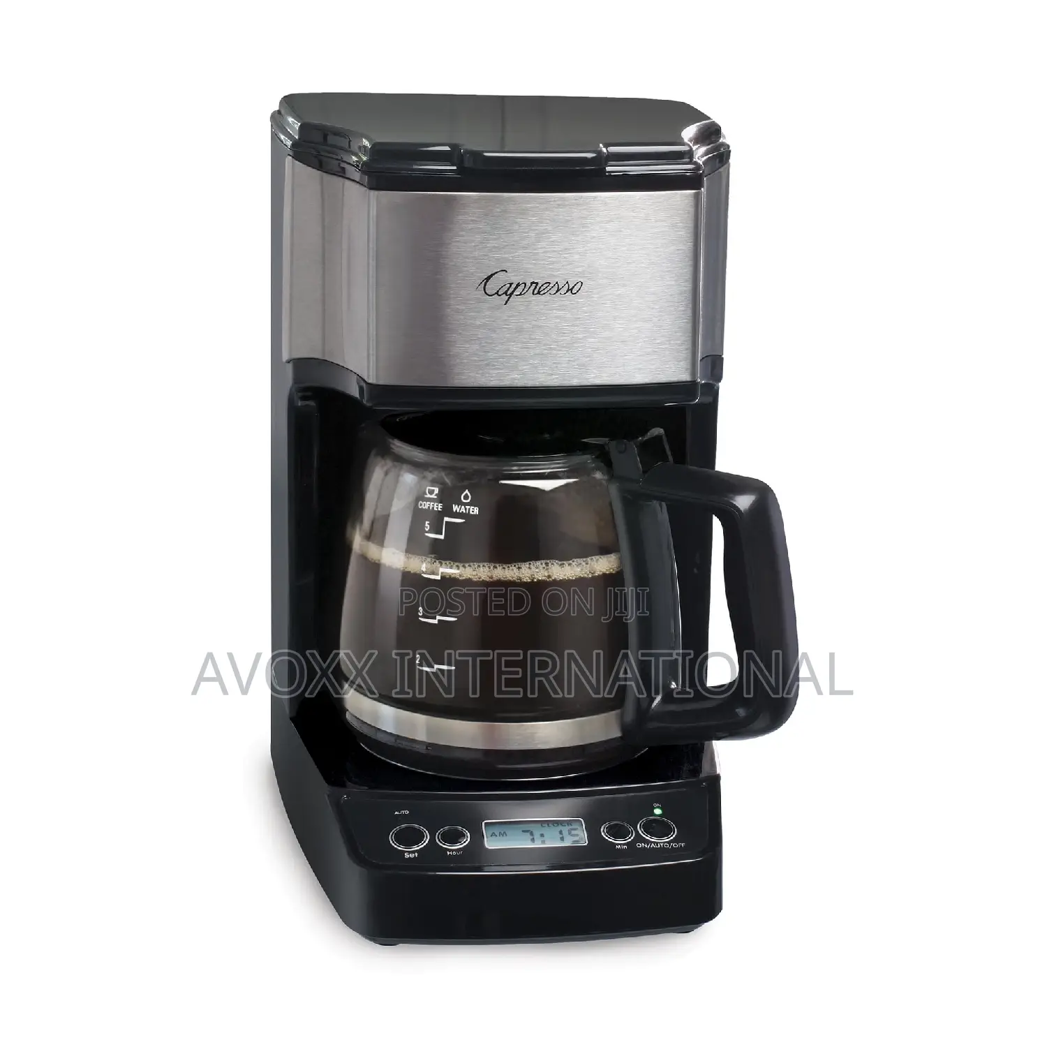 Capresso 5-Cup Mini Drip Coffee Maker, Stainless Steel/426