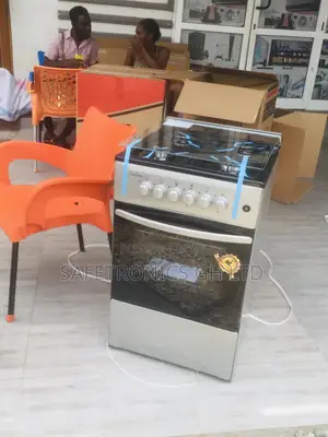 Glass Lid 4 Gas Cooker Oven With Grill 50x50 Volcano
