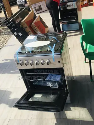 Ferre 4 Gas Cooker Oven With Grill 60x60 Gray