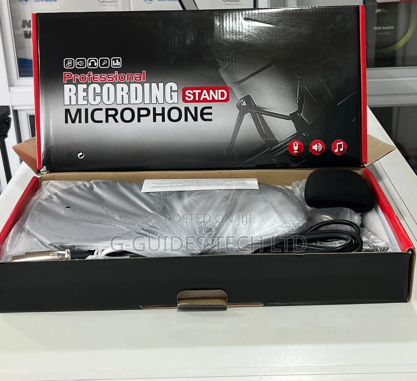 Professional Condenser Microphone, Recording Stand Mic