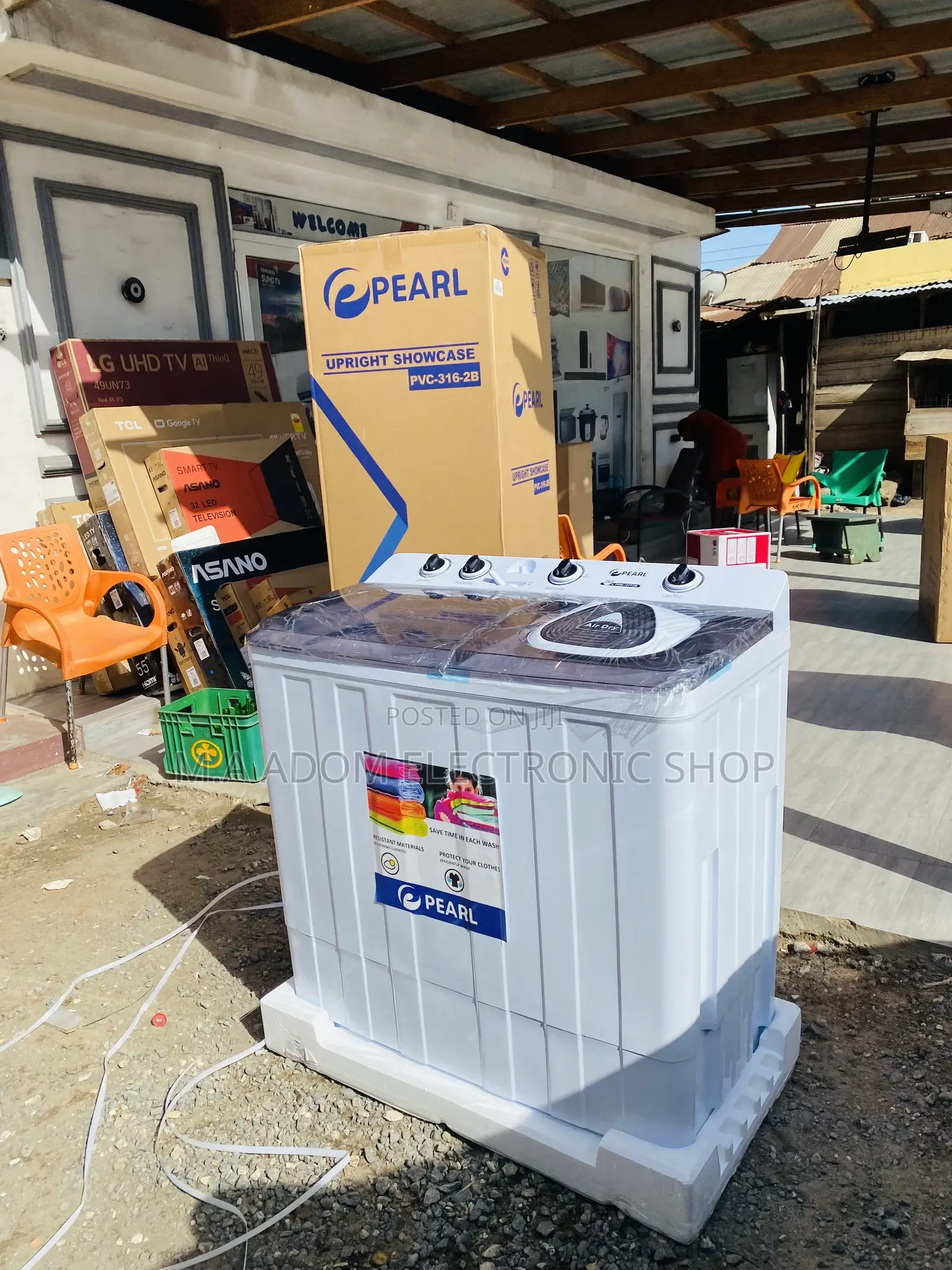Classic Pearl 15kg Top Load Electric Washing Machine