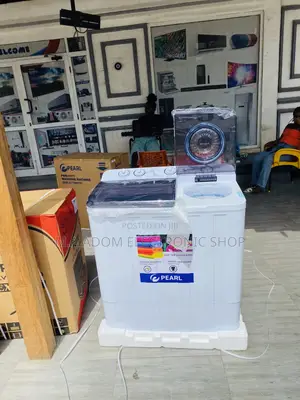 High Quality Pearl 12kg Top Load Washing Machine(White).