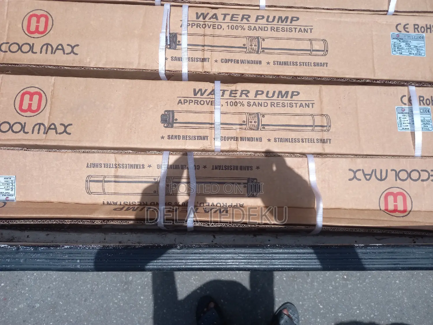 Ecoolmax 1.5hp Borehole, Deep- Well Pump With Control Box