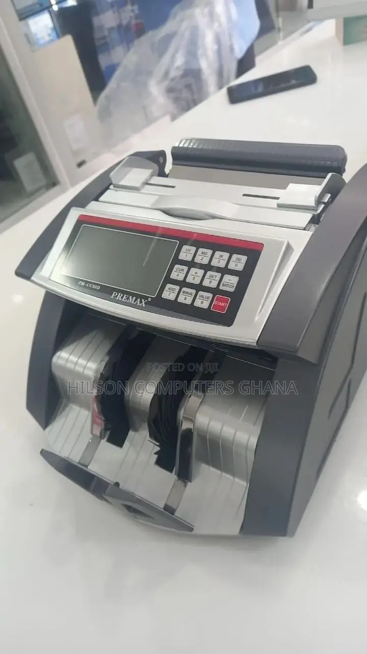 Premax Pm-Cc35d Money Counting Machine – Grey