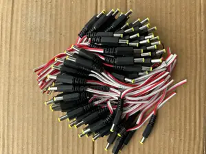 Power Connector CCTV (Male) Pure Copper Cable 100pcs